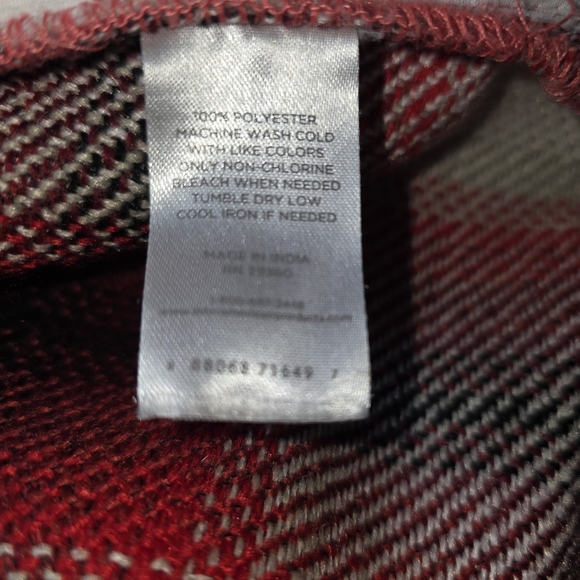 D.i.P Heavyweight Men's Red and White Button-Up Shirt Size 3X with Pockets. - Picture 5 of 6